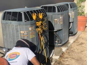 Century Air Tech working an installation